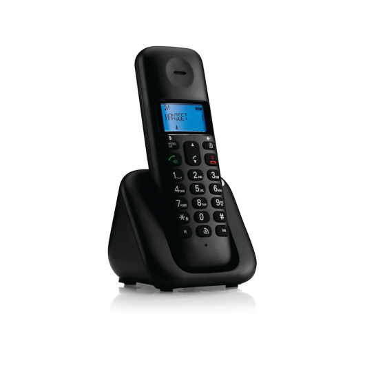 Motorola T301 Black (Ελληνικό Μενού) Ασύρματο τηλέφωνο με ανοιχτή ακρόαση