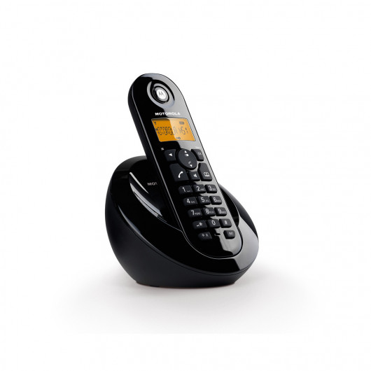 Motorola C601 Μαύρο (Ελληνικό Μενού) Ασύρματο τηλέφωνο με ανοιχτή ακρόαση