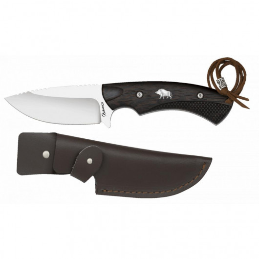 ΜΑΧΑΙΡΙ ALBAINOX Wild boar hunting knife. Leather sheath, 32644