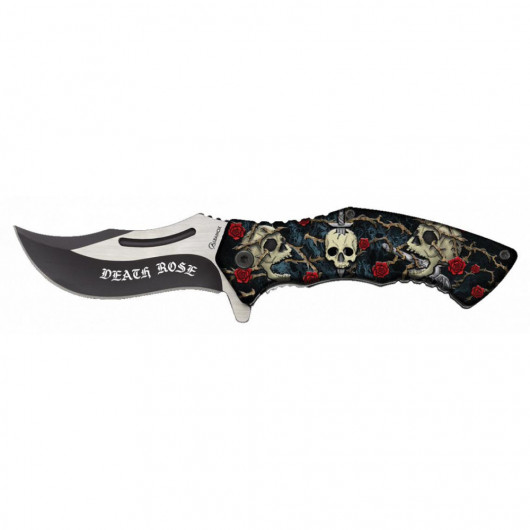 Σουγιάς Albainox 3D Skulls+Roses pocket knife