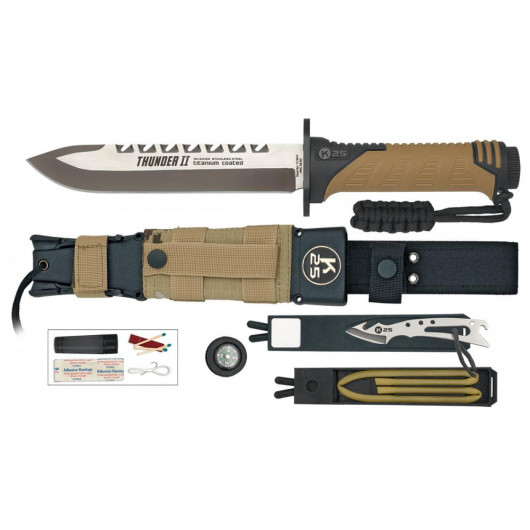 ΜΑΧΑΙΡΙ K25, Tactical Knife, THUNDER II, COYOTE, ENERGY, 32133