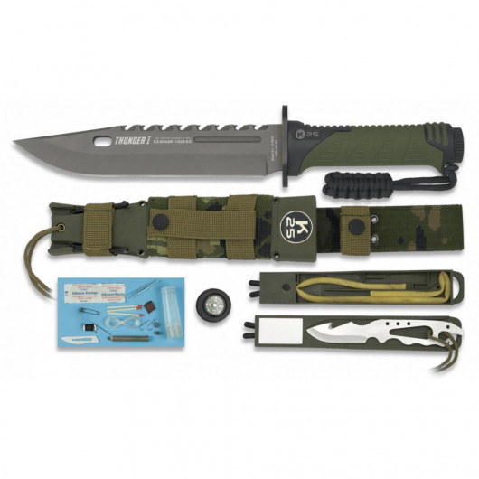 ΜΑΧΑΙΡΙ K25, Tactical Knife, THUNDER I - SERIE ENERGY, Πράσινο